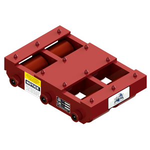 30 ton capacity rigid machinery skate polyurethane roller dolly st 1060 p