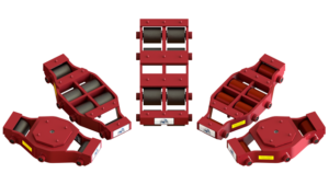 Machinery-Skates-Roller-Dollies-Load-Moving-Equipment-Hevi-Haul Hevi-Haul Machinery & Structural Moving Skates: Utility, Straight Line, Compact, Structural