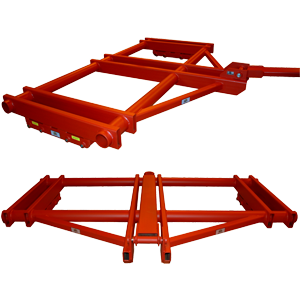 custom modified 30 ton capacity coil transport skate system 26206