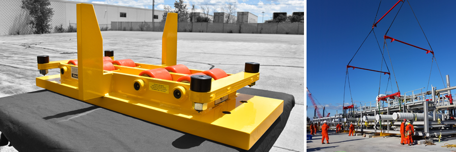 Hevi-Haul-Skates-Roller-Dollies-Custom-Material-Handling-Equipment-1 Custom and Modified Hevi-Haul Skates in Use