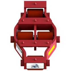 10 ton capacity rigid machinery skate polyurethane roller dolly um hd 20 p d