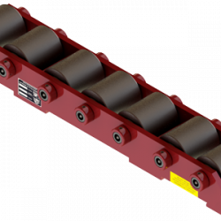 12.5 ton capacity rigid machinery skate steel roller dolly tdm 7 b