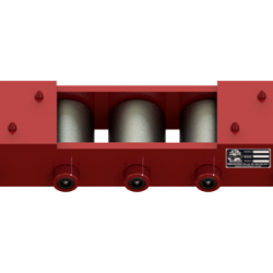 12.5 ton capacity rigid machinery skate steel roller dolly tdm 7 c