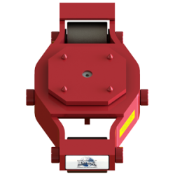 15 ton capacity swivel machinery skate steel roller dolly