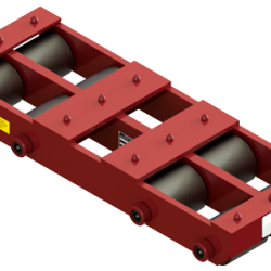 25 ton capacity rigid machinery skate steel roller dolly sd 50 a