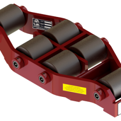 25 ton capacity rigid machinery skate steel roller dolly um hd 50 b