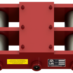 30 ton capacity rigid machinery skate steel roller dolly st 1060 c