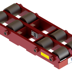 50 ton capacity rigid machinery skate steel roller dolly bb 100 b