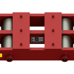 50 ton capacity rigid machinery skate steel roller dolly bb 100 c