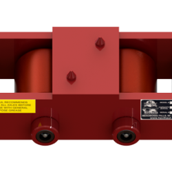 7.5 ton capacity rigid machinery skate polyurethane roller piece