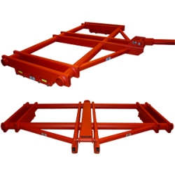 custom modified 30 ton capacity coil transport skate system 26206